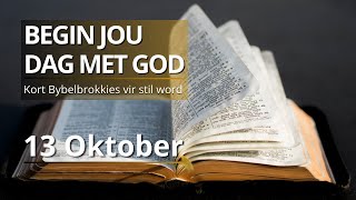 Ontdek Die Krag Van 1 Kronieke 16814  Bybelbrokkies 13 Oktober DAGSTUKKIES VIR STILTETYD [upl. by Oetsira]