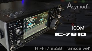 Todds Asymod IC 7610 Hi Fi Asymmetrical AM amp eSSB Transceiver [upl. by Seyah802]