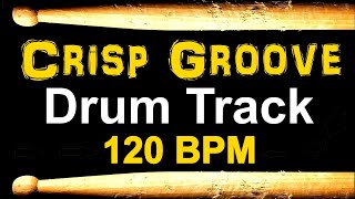 Crisp Rock Drum Track 120 BPM  44  Drum Tracks for Bass Guitar Drum Beats Instrumental 🥁 456 [upl. by Catharina]