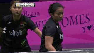 Macau Open 2016  Badminton SF M3WD  AwaKet vs HooWoon [upl. by Horter477]