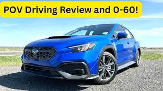 2024 Subaru WRX 6 Speed  POV Driving Review and 060 [upl. by Nileve473]