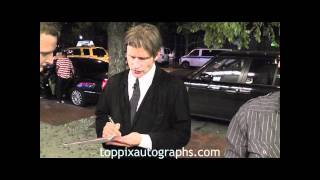 Crispin Glover  Signing Autographs at IFC in NYC [upl. by Ardis]