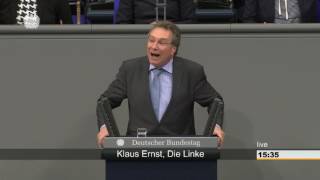 Klaus Ernst DIE LINKE Schutzfunktion der Arbeitslosenversicherung ausweiten [upl. by Nirrol741]