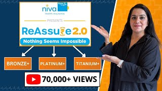 Niva Bupa ReAssure 20 VARIANTS  Bronze  Platinum amp Titanium EXPLAINED  Gurleen Kaur Tikku [upl. by Attesor933]