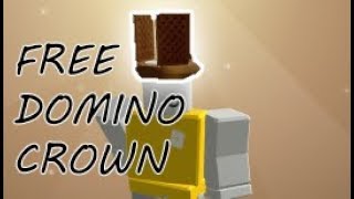 HOW TO GET A FREE DOMINO CROWN IN ROBLOX NEAPOLITAN CROWN [upl. by Enilorak64]