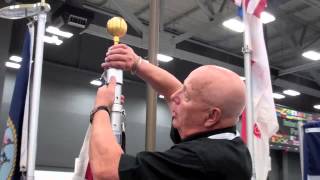 Uncommon USA Flagpoles at NFDA 2013 [upl. by Enerak]