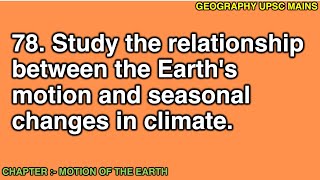 278 Earths Motion and Seasonal Climate Changes  Exploring the Connection [upl. by Brenton]