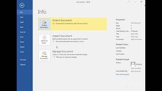 word file me password kaise lagaye  how to protect word document [upl. by Jeri]