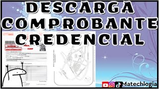 descarga tu comprobante credencial  comipems 2022 comprobantecredencial [upl. by Caren]