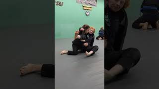 We work in the Gi too Omoplata Sweep in live rounds jiujitsu omoplata [upl. by Ellitnahc]