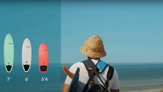 COMPARATIF PLANCHES DE SURF EN MOUSSE OLAIAN 900 [upl. by Sholley]