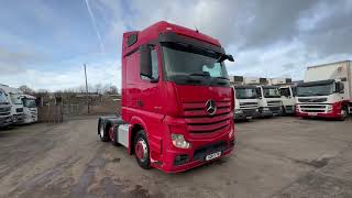 FOR SALE 2015 Mercedes Actros 2545 Big Space 6x2 Tractor Unit  Dixon Commercial Export Ltd [upl. by Vasos792]