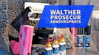 WALTHER ProSecur Abwehrsprays Neuheiten auf der IWA 2016 [upl. by Alhan744]