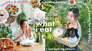 what i eat in a WEEK🍜intuitive eating amp home baking ft period remedies amp a surprise bday picnic🧺 [upl. by Spalding]