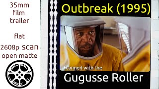 Outbreak 1995 35mm film trailer flat open matte 2608p [upl. by Yadseut713]