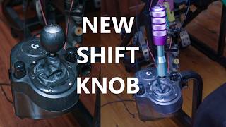 Logitech shifter Mod  Aftermarket Knob adaptor [upl. by Nolitta]