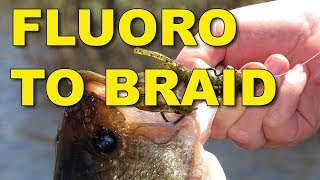 The Best Fluorocarbon Leader Knot an Insane Alternative  Bass Fishing [upl. by Marita739]