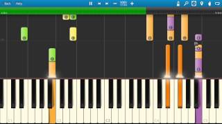 Pink Floyd  Atom Heart Mother Piano Tutorial  Synthesia [upl. by Hosea]