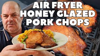 Delicious Air Fryer Honey Glazed Pork Chops [upl. by Nona]