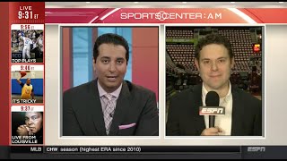 ESPN Aaron Goldhammer preview of game 3 NBA Finals 2016 [upl. by Rebeca836]