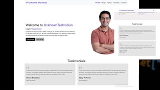 05 Built A Stunning Portfolio With HTML and CSS  Testimonial Section [upl. by Elane]