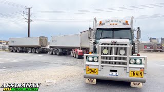 Australian Western Star Road Train Compilation 4 [upl. by Wilek]