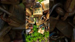 Love locks in Zagreb Croatia ❤️ [upl. by Akahs]