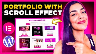 How to Create a PORTFOLIO Container in Elementor with Tabs  Scroll Effect [upl. by Tiossem]