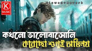 Kokhono Valobashoni  Slowed amp Reverb Song  Asif Akbar Best Song  কখনো ভালবাসনি  KAMRUL MUSIC [upl. by Greg]