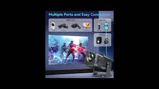 Best Cyber Monday Dealas SKLNXAZ Smart Mini Projector with Android 110 Review [upl. by Nilyak]