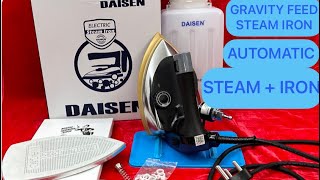 Best steam Iron Daisen Electric Steam Iron Machine Industrial Steam Iron Gravity Feed Steam  Iron [upl. by Idnam]