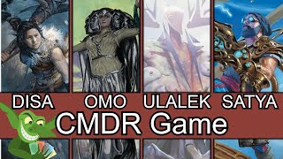 Disa vs Omo vs Ulalek vs Satya Preconstructed Commander Game for Modern Horizons 3 [upl. by Crockett]