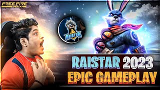 RAISTAR 2023 EPIC GAMEPLAY  GYAN GAMING RISHABH amp RAHUL OP REACTION ON LIVE  GARENA FREE FIRE [upl. by Ahseikal]