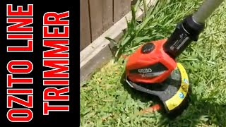 18V Ozito Line Trimmer for 79 bargain [upl. by Pergrim]