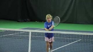 Tennis Tips Two Handed Backhand Volley [upl. by Philana]