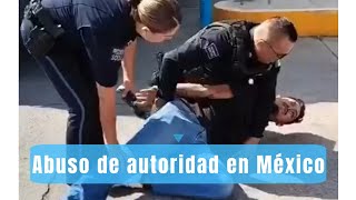 Abuso de autoridad repartidor es sometido injustamente por policías mientras compraba su lonche [upl. by O'Shee812]