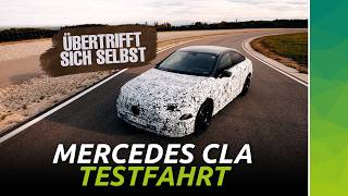 CLAErlkönig Testfahrt Das kann die nächste Generation EAutos von Mercedes [upl. by Tuesday]