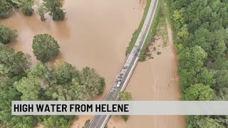 Extreme flooding in Greenville Co Saluda River dam crests at record high [upl. by Asseral372]