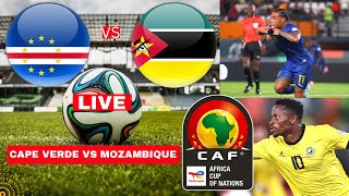 Cape Verde vs Mozambique Live Stream Africa Cup Nations AFCON Football Match Score Highlights Direct [upl. by Amliv]