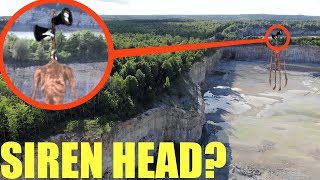 You wont believe what my drone caught on camera at the Siren Head Forest  We saw him He is HUGE [upl. by Meeker842]