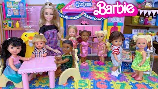 Barbie Doll Toddler First Day of School Story [upl. by Haliled]