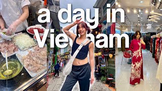 Vietnam Diaries Trying Pho Hanoi Train Street and Ao Dai’s [upl. by Odnamla]