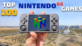 Top 100 N64 Games Tested on ANBERNIC RG35XX H [upl. by Aierb823]