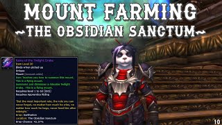 Obsidian Sanctum  Mount Farming  World of Warcraft [upl. by Hiller]