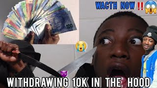 I got robbed in the hood  Carrying R10k  😱🇿🇦SA YOUTUBER  Nathi rsa 🇿🇦💔 [upl. by Brockwell797]