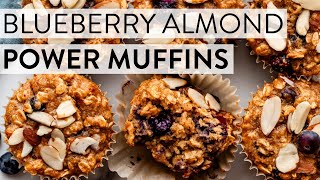 Blueberry Almond Power Muffins  Sallys Baking Recipes [upl. by Eniluap220]