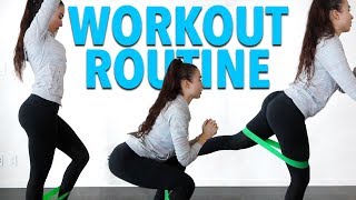 AT HOME WORKOUT ROUTINE [upl. by Irahc]