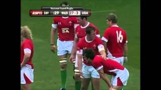 USA 15 vs 48 Wales 2009 [upl. by Anole]