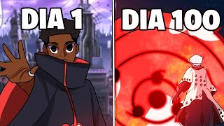 SOBREVIVI 100 DIAS COMO AKATSUKI NO NARUTO JEDY MINECRAFT O FILME [upl. by Clyve]