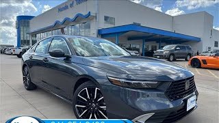 New 2025 Honda Accord Hybrid Tomball TX Houston TX HTSA007852 [upl. by Edlitam]